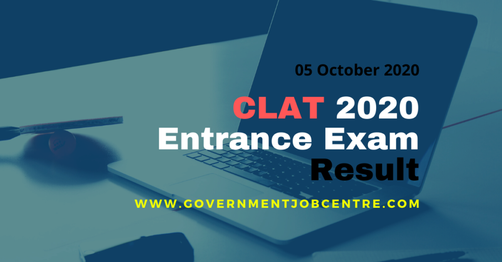 CLAT 2020 Entrance Exam Result